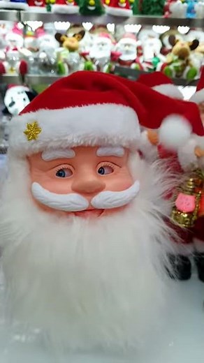 2019 Xmas Santa Hat Head Stand Clause Dancing Singing Swinging Christmas Toy Song Decoration Eyes