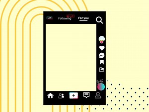 Tik Tok Photo Booth Frame, Tiktok Prop, Photo Booth Prop, Party Photo Booth Prop, Canva, Editable, Social Media Frame, Instant Download - Etsy