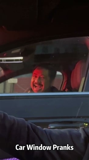 Prank by rolling down the car window#funnyvideos #us #prankvideo #car #carwindow #fyp