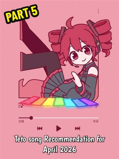 Teto song Recommendation for April 2026 list song : 1. Lonely Bug - Sasaki 2. Deathline Girl - Netsubi 3. Sugar Candy and Dissonance - Nutsurame 4. Only You - Inuha 5. ENTERTAINMENT ECHOISM - ALCATRAZ 6. PARASITE!? - inudori #kasaneteto #重音テト #teto #vocaloid #music