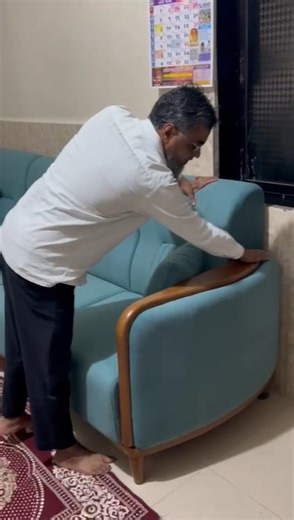 Four piece sofa set in new design #interiordesign #trending #new#more details call on 9820183351