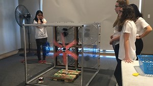 Science Students build wind turbines for KidWind Challenge