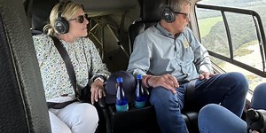 Ga. Gov. Brian Kemp tours damage from Tropical Storm Debby