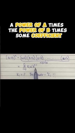Binomial Theorem Explained in Under 60 Seconds!
