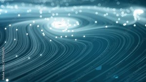 Seamless loop abstract background of topographic map concept. Contour map. 3d render. Valleys and mountains. Geography concept. Wavy backdrop. Space surface. magic neon light curved swirl line