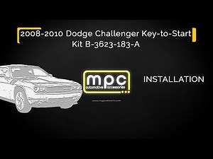 mpc | Remote Start Installation for 2008-2010 Dodge Challenger - Key-to-Start - Gas