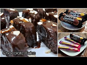 5 minute Fireless Cooking recipes for competition| Soft, Tasty Happy Happy Biscuit Chocolate Cake