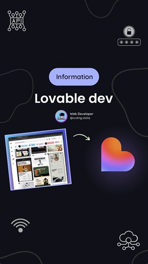 Stella • Coding • HTML • CSS • JAVASCRIPT | Portfolio Personal Website 💙⚡️ Let’s do some vibe coding and build an awesome portfolio – Full-Stack Apps just got easier with Lovable 2.0!... | Instagram
