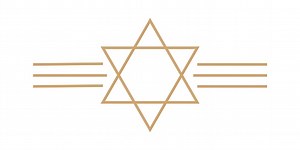 Beige outline image of the Star of David. The Star of David is a...