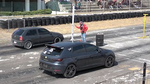 422K views · 3.6K reactions | VW Pointer vs León Cupra y MINI Cooper S | Arrancones Mx Arrancones universitarios 1/4 Milla | Arrancones MX | Facebook