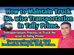 how to transportation entry vehicle No.wise in Tally Prime.RCM entry in Tally Prime.‪@AccountsAdvice‬
