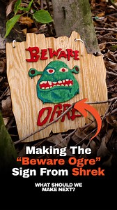 Long before the memes, Shrek gave us one of the most iconic DIY projects in movie history — the “Beware Ogre” sign. It’s one of our favorite nostalgic movies, and honestly… Shrek might’ve been the original DIYer. 💬 We had to bring it to life — laser-cutting every detail with our OneLaser XRF desktop machine. #1laser #onelaser #shrek #diy | OneLaser