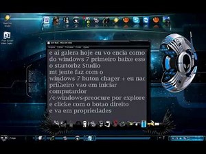 como mudar a orb (botao iniciar) do Windows 7