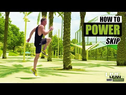 How To Do POWER SKIPS | Exercise Demonstration Video and Guide