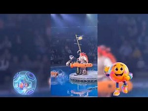 Circus performance on water, St. Petersburg.