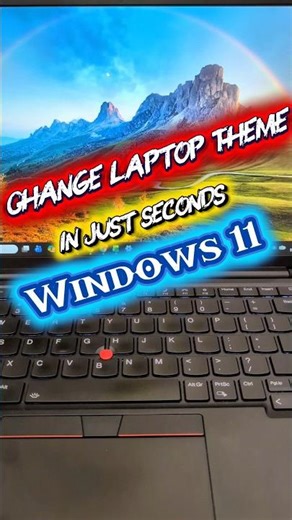 Change Your Windows Theme Instantly (Fast & Easy Trick) New Shortcut 2026 #usa #laptops #ytshorts