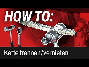 HOW TO: Motorradkette trennen und vernieten