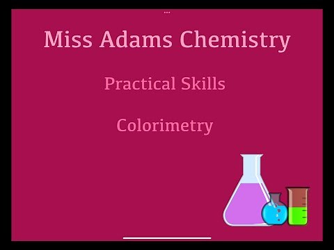 Practical Skills: Colorimetry