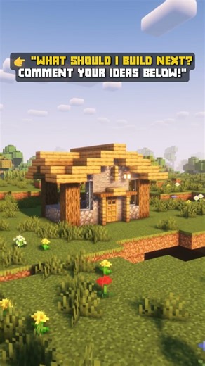 Perfect Small Starter House in Minecraft 🏠🔥 #minecraft #shorts