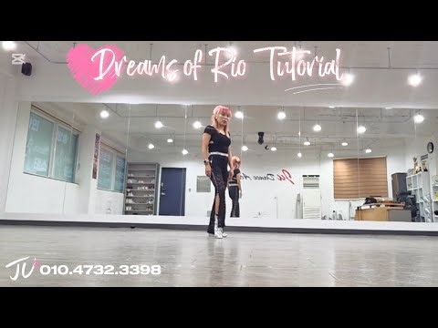 [Ju Line Dance] Dreams of Rio Line Dance Tutorial/Step Instructions/32c4w Beginner/No Tag No Restart
