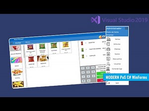 Modern UI Point Of Sale (PoS) - C# WinForms