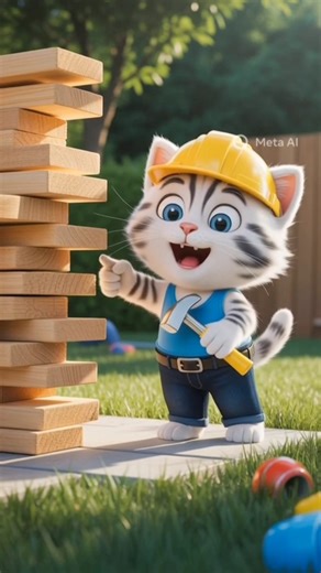 Roller coaster in the compound! #cartoon #cutecat #cute #pets #memes #comedy #catlovers #cat