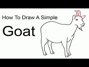 How To Draw A Simple Goat