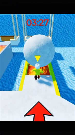 Snow Ball Race Roblox 😱
