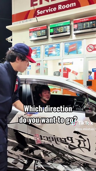 The custom STI built by a master craftsman arrived at our gas station🔥 ENEOS Senriyama SS⛽️ #wrx #wrxsti #subaru #jdm #japan #miata #wrcrallye #wrc #subaruwrx #subarusti #sti