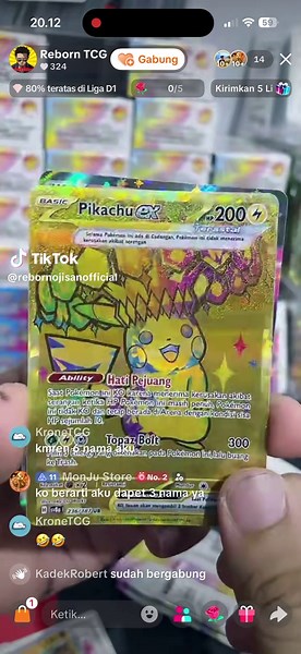 Congratulations @daisy #pokemon #URpikachu #brewekpokemon #hobibrewekkartu