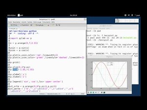 Matplotlib und Pylab - das Beispiel etwas aufgebessert