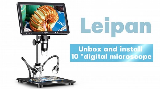 Watch Unbox and Install DM12 10.1" Digital Microscsope on Amazon Live