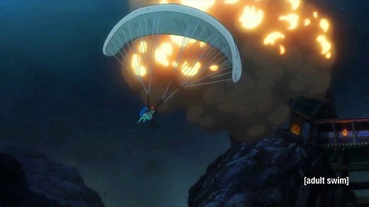 Lupin III Part 5 - parachute escape