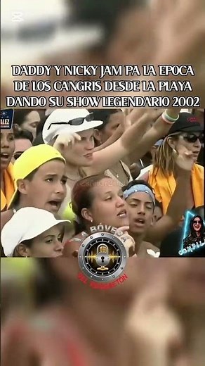 LOS CANGRIS: Daddy Yankee & Nicky Jam on the Beach (2002) 🏖️🔥 #ItsTwelve #reggaeton #shorts #music