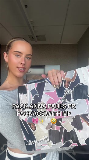 Packing Anna Paul's PR Package with Supre's Latest Fashion