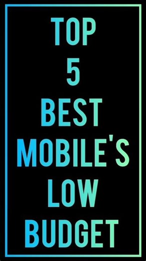 📱 Top 5 Budget Phones You Should Buy Right Now!