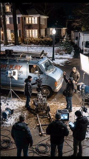 Hollywood Winter Production: Behind-the-Scenes Look at Professional Night Filming Setup & Workflow🎬