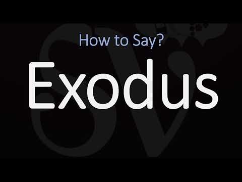 How to Pronounce Exodus? (CORRECTLY)