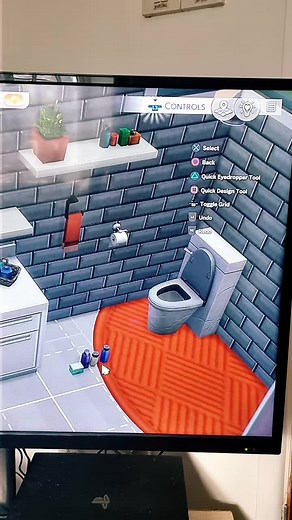 sims 4 build mode with ps4 how to make objects big amd small and place on shelves, #sims4 #ps4 #gaming #sims4islife #simstok