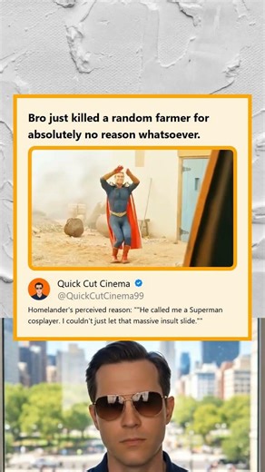 Hero Kills a Random Farmer for Calling Him a Superman Cosplayer