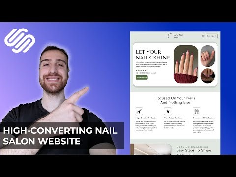 How To Make A Nail Salon Booking Website In Squarespace - (FULL GUIDE)
