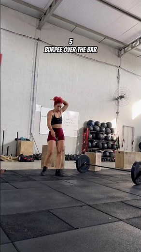 5 burpee over the bar #crossfit #dicasdecrossfit
