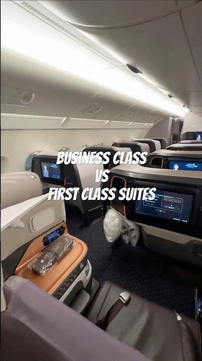 Singapore Airlines A380 Business vs First Class Suites