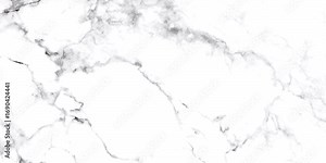 High quality white marble texture with natural grey veins, polished stone pattern background for tiles, countertops, flooring, walls, and interiors