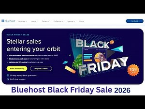 Bluehost Promo Code 2026 🔥 | Get 75% OFF Black Friday Deal (Limited Time!)