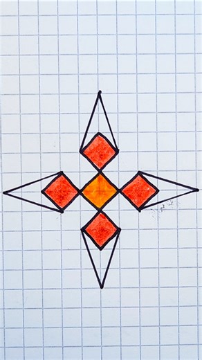 Small 3D star #3d #art #drawing