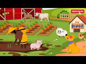 Bingo Song for Kids | Classic Nursery Rhyme | Bingo (B-I-N-G-O) | Fun Spelling Song for Children