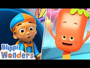 Popsicle | Blippi Wonders | Kids Cartoons & Nursery Rhymes | Moonbug Kids