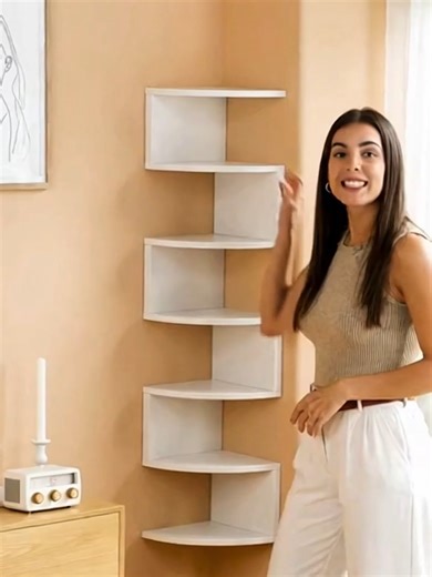 Maximize Corner Space with a Sturdy Storage Rack