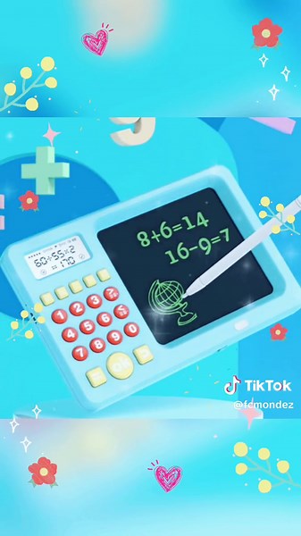 Interactive Math Practice Calculator Toy - Fun & Educational